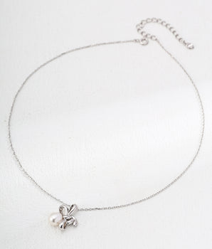 Ophelia Bow Pendant Necklace